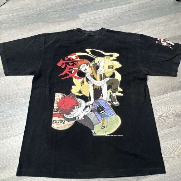 Vintage 2001 Gaara T-Shirt Naruto Black Size XL RARE - Picture 3 of 8